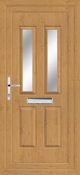 Cannich Irish Oak Upvc Front Doors cannich-2-clearpat-front-ioak.png