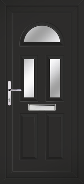 Black Upvc Doors carron-3-clearpat-front-black.png