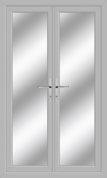 Agate Grey Upvc French Doors
