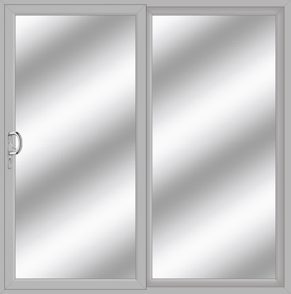 Agate Grey Upvc Patio Doors