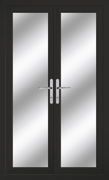 Black Upvc French Doors