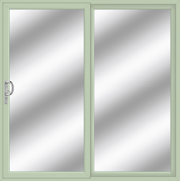 Chartwell Green Grey Upvc Patio Doors