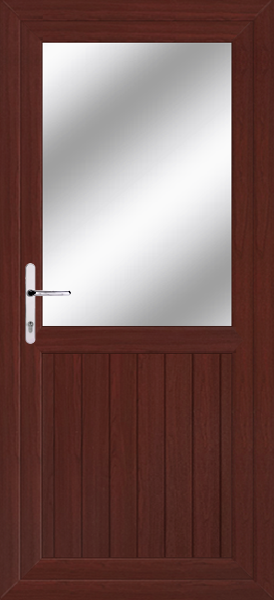 Rosewood Fife Clear/Pattern Upvc Door