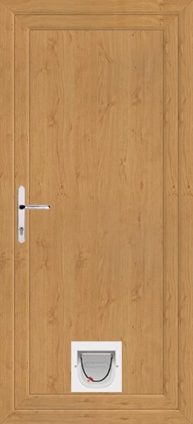 Irish Oak Full Flat Panel Upvc Doors With Catflaps fullflat-catflap-ioak.png