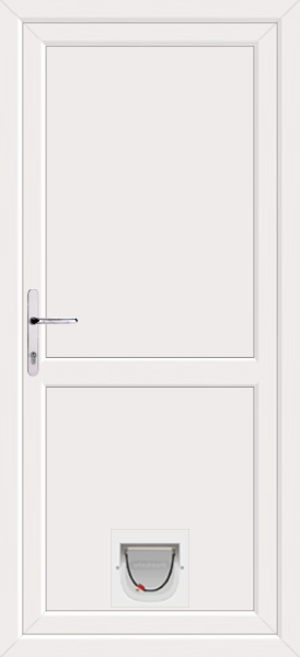 White Full Flat Panel With Midrail Upvc Doors With Catflaps fullflat-mid-catflap-white.png