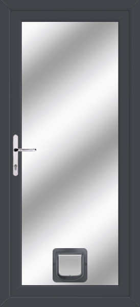 Anthracite Grey Fully Glazed Upvc Doors With Catflaps fullyglazed-clearpat-catflap-anthracite.png