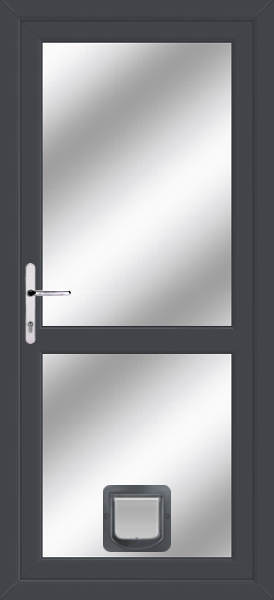 Anthracite Grey Fully Glazed With Midrail Upvc Doors With Catflaps fullyglazed-mid-clearpat-catflap-anthracite.png