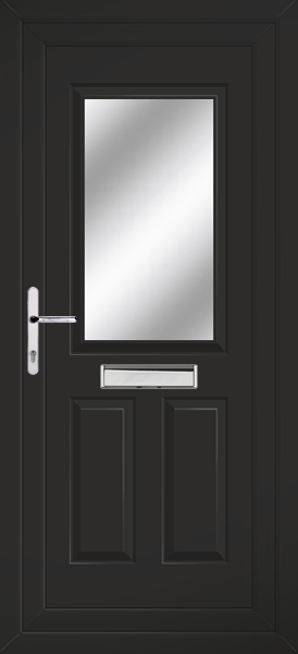 Katrine Black Upvc Front Doors katrine-clearpat-front-black.png