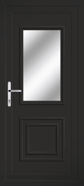 Leven Classic Black Upvc Back Doors leven-classic-clearpat-back-black.png