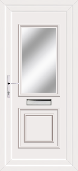 Supply Only Leven Classic Upvc Front Doors leven-classic-clearpat-front-white.png