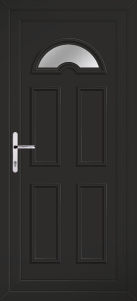 Lomond Black Upvc Back Doors lomond-1-clearpat-back-black.png