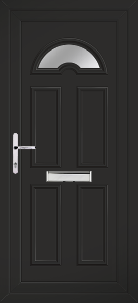 Lomond Black Upvc Front Doors lomond-1-clearpat-front-black.png