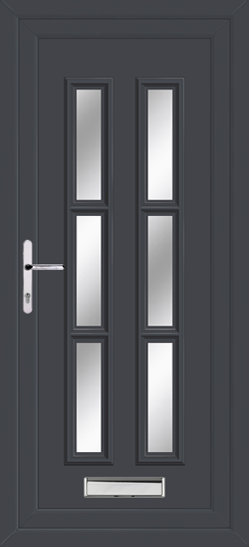 Lyon Anthracite Grey Upvc Front Doors lyon-6-clearpat-front-anthracite.png