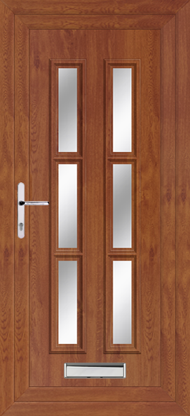 Lyon Golden Oak Upvc Front Doors lyon-6-clearpat-front-goak.png