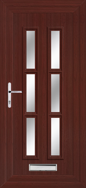 Lyon Rosewood Upvc Front Doors lyon-6-clearpat-front-rosewood.png