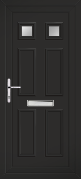 Rannoch Black Upvc Front Doors rannoch-2-clearpat-front-black.png