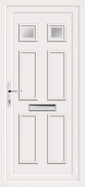 Supply Only Rannoch Upvc Front Doors rannoch-2-clearpat-front-white.png