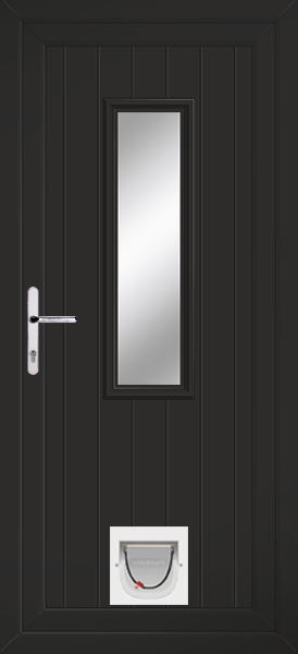 Black Scaven Upvc Doors With Catflaps scaven-clear-pattern-black-upvc-door-with-catflap.png