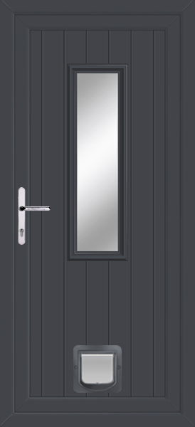 Anthracite Grey Scaven Upvc Doors With Catflaps scaven-clearpat-catflap-anthracite.png