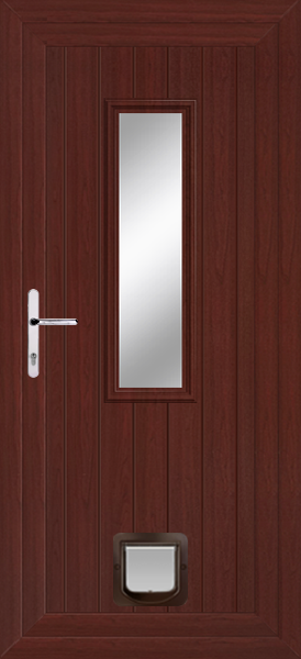 Rosewood Scaven Upvc Doors With Catflaps scaven-clearpat-catflap-rosewood.png