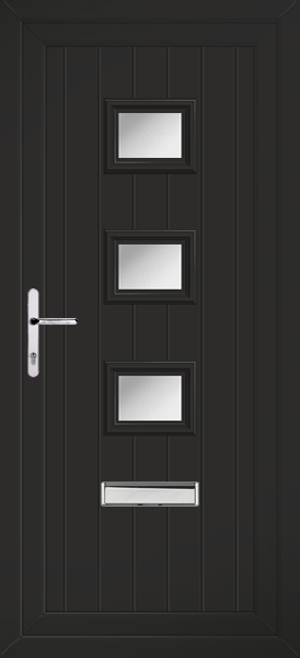 Tummel Black Upvc Front Doors tummel-clearpat-front-black.png