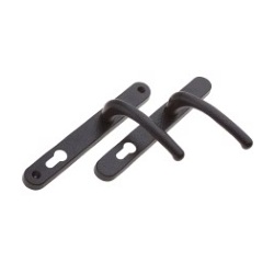 Antique black door handle