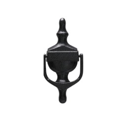 Antique black victorian urn door knocker