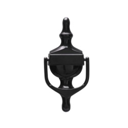 Black upvc door knocker