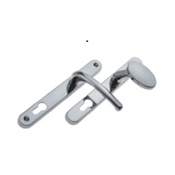 Chrome lever pad door handles