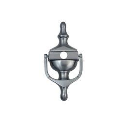 Graphite door knocker with spyhole