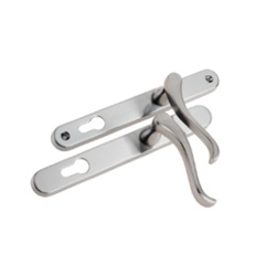 Graphite swan door handles