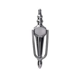Chrome slimline urn door knocker